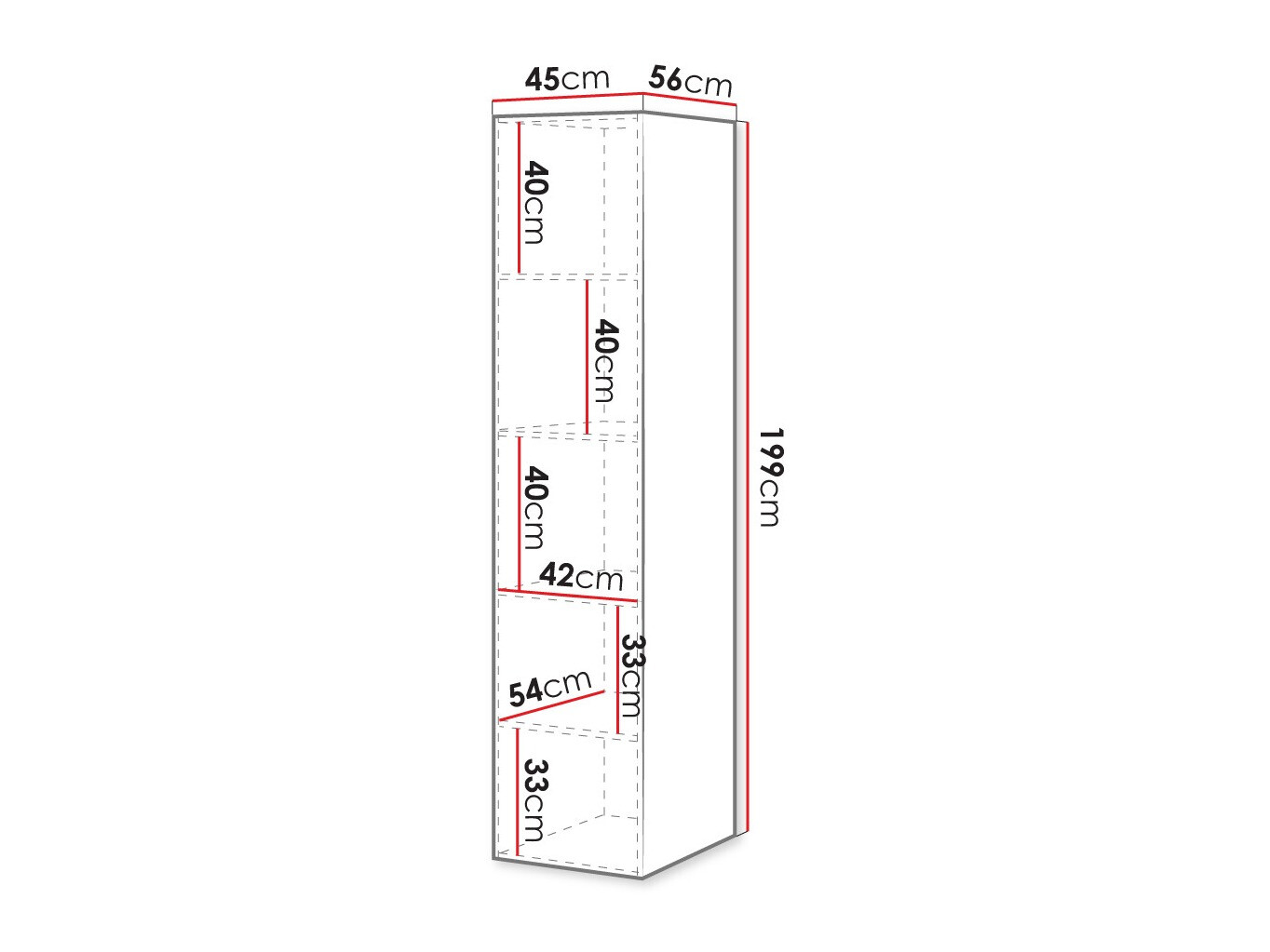 Estantería Levmari 113 (Blanco)