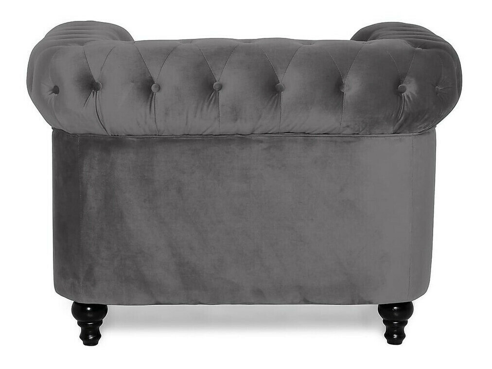 Chesterfield sillón Manor House Ophfenu 100 (Gris oscuro)