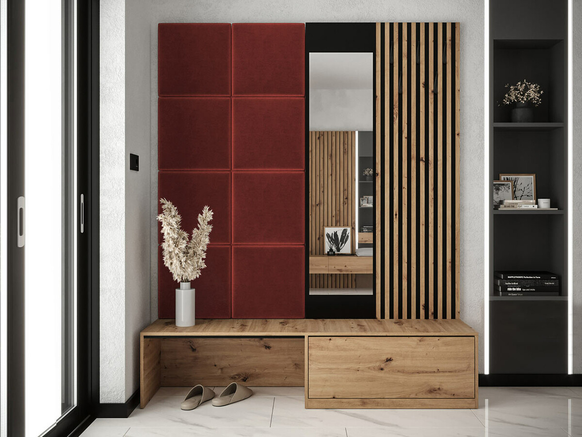 Conjunto de recibidor Hartford 322 (Roble Artisan + Manila 23)