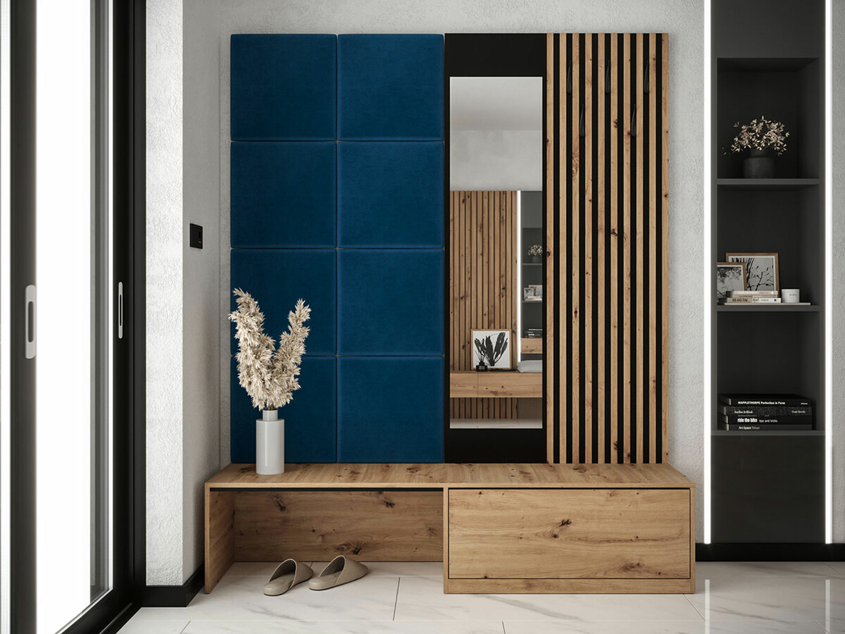 Conjunto para recibidor Hartford 322 (Roble Artisan + Manila 26)