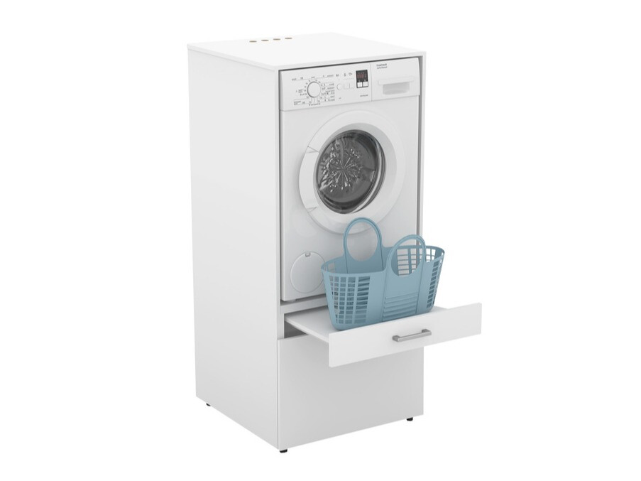 Estantería para baño Novdele 102 (Blanco)