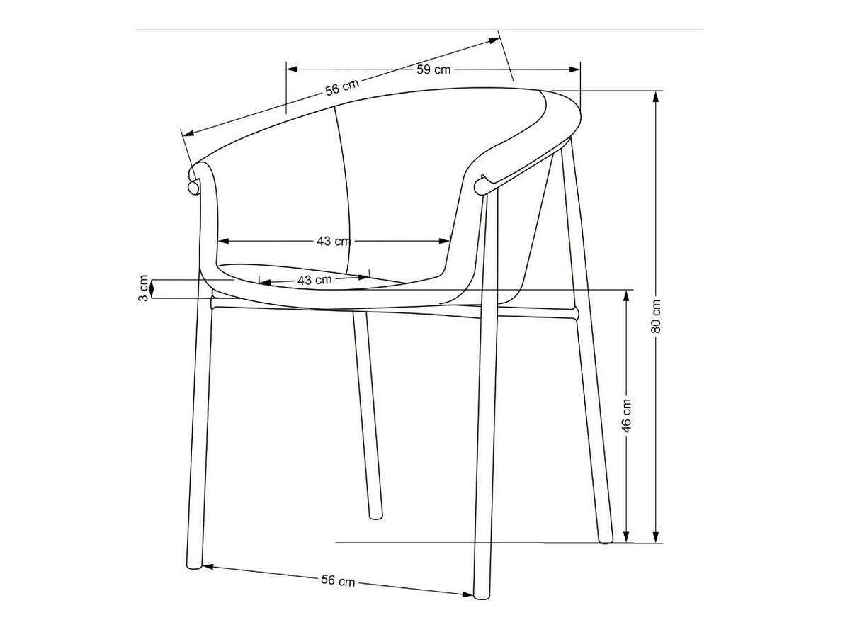 Silla Houston 1405 (Gris)