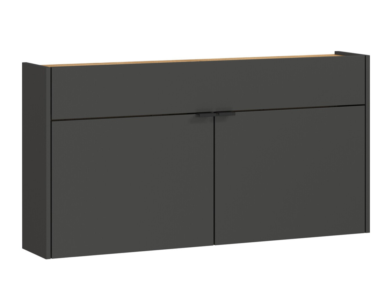 Estante para zapatos Cirsale 102 (Grafito + Navarra roble)