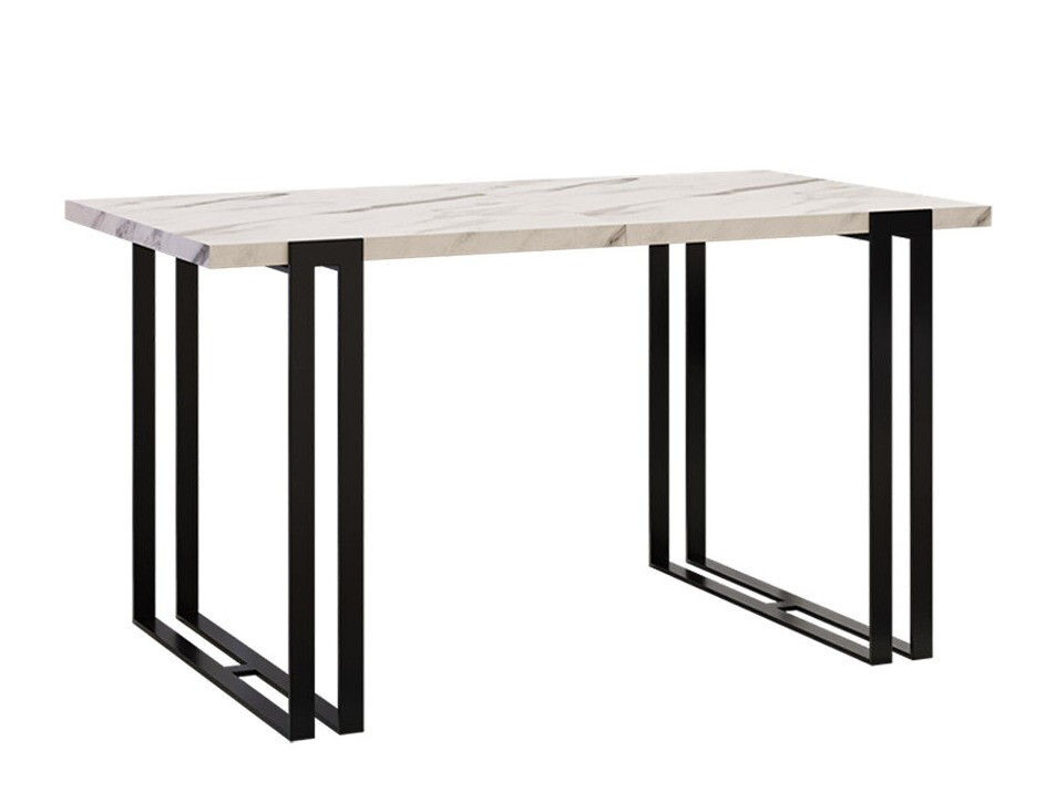 Mesa Comfivo 179 (Blanco Marmuro + Negro)
