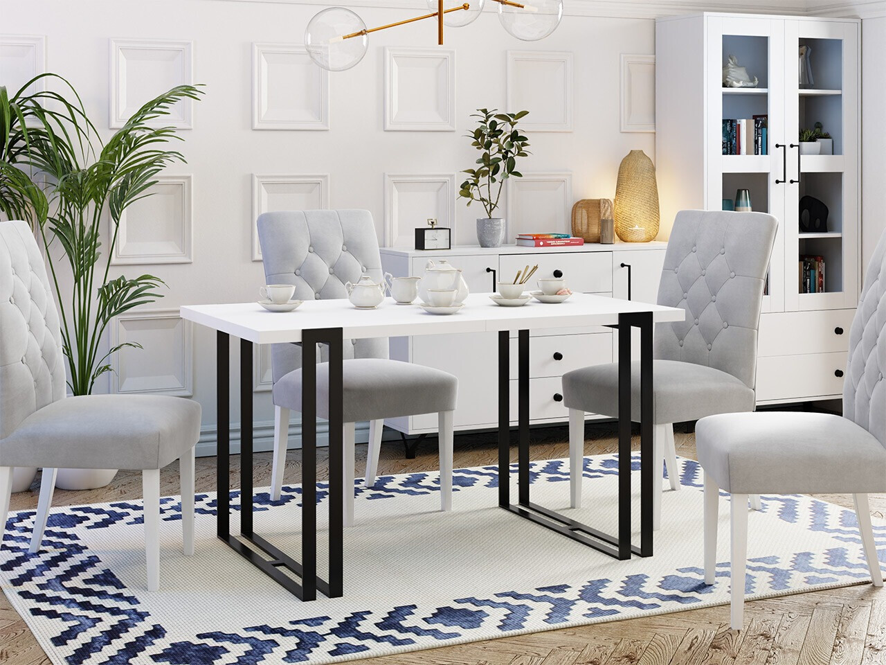 Mesa Comfivo Sors (Blanco + Negro)