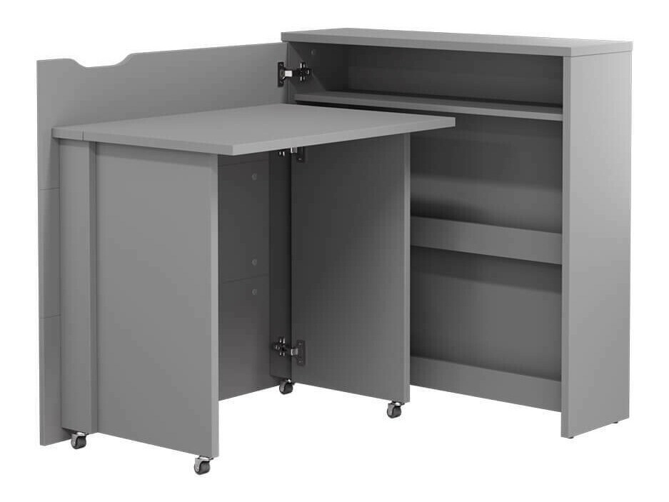 Mesa de ordenador esquinera Concept Pro Lenart Levfere 156 (Gris)