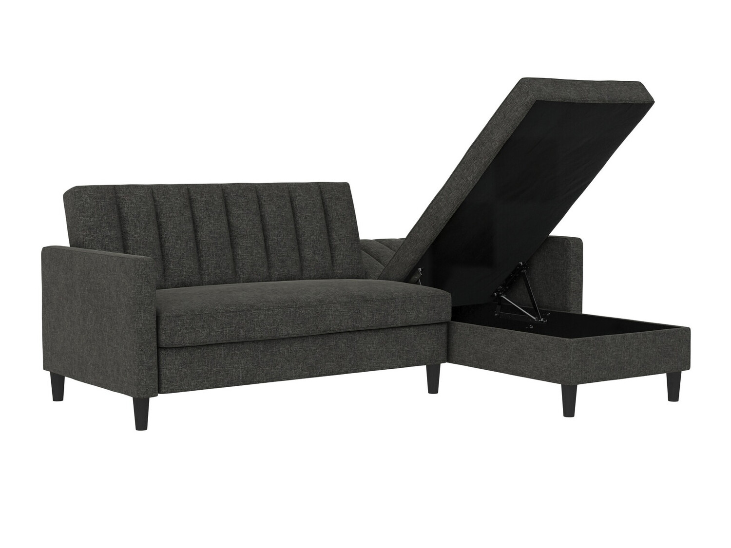 Sofá rinconero Tulsa 583 (Antracita)