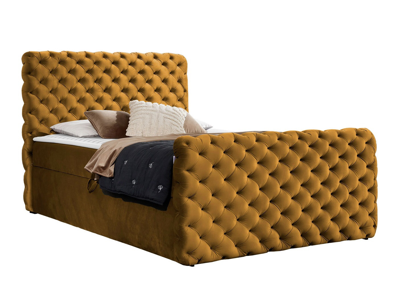 Cama continental Baltimore 186 (Velluto 8)