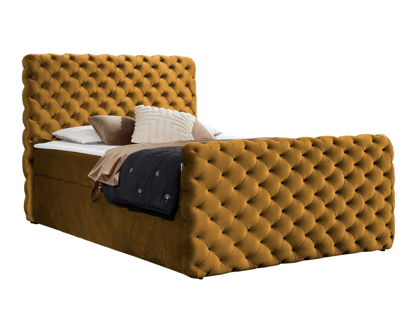Cama continental Baltimore 186 (Velluto 8)