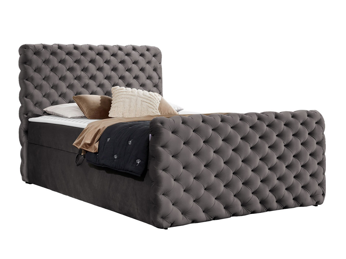 Cama continental Baltimore 186 (Velluto 17)