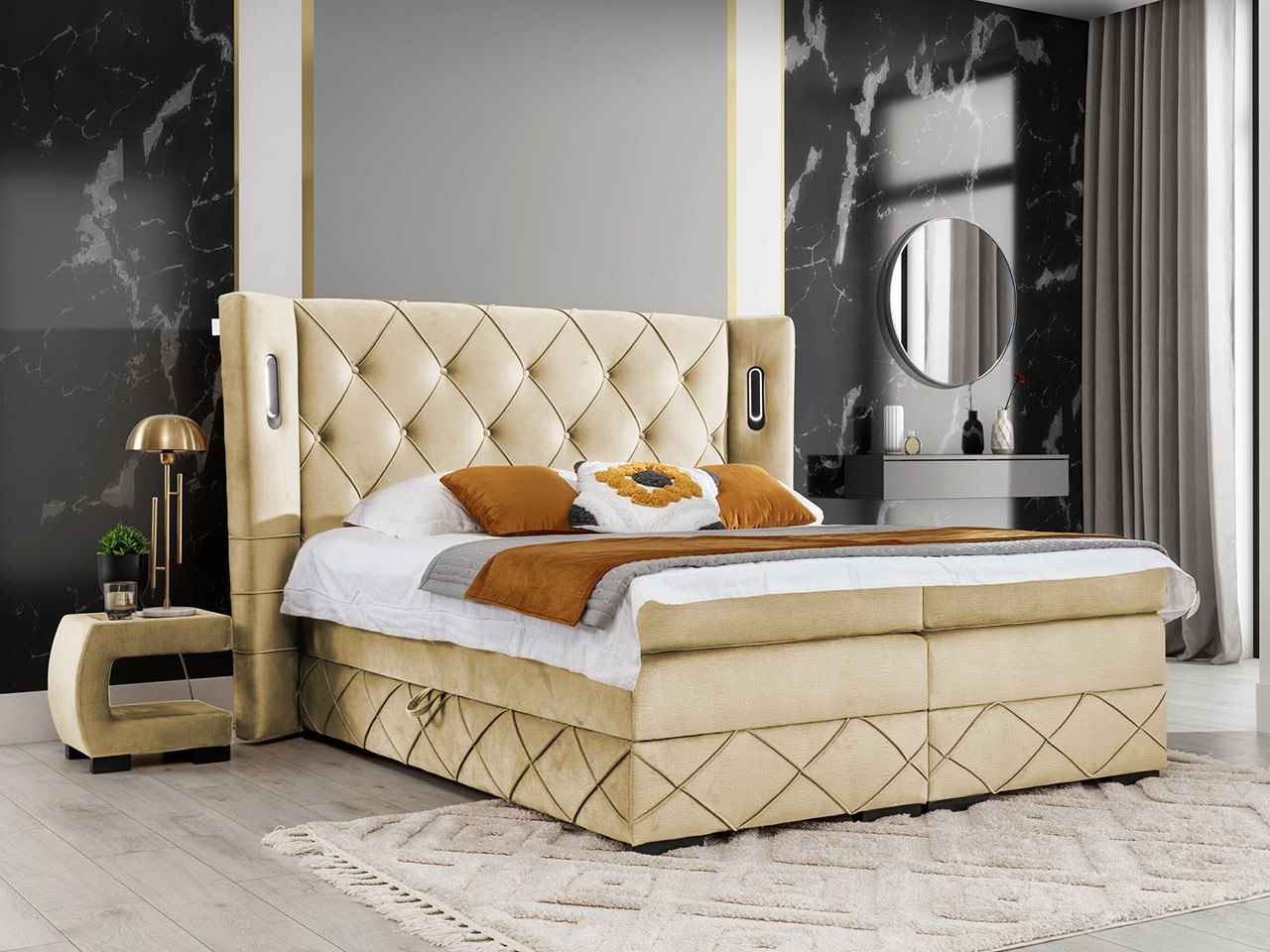 Cama continental Baltimore 187 (Kameleon 04)