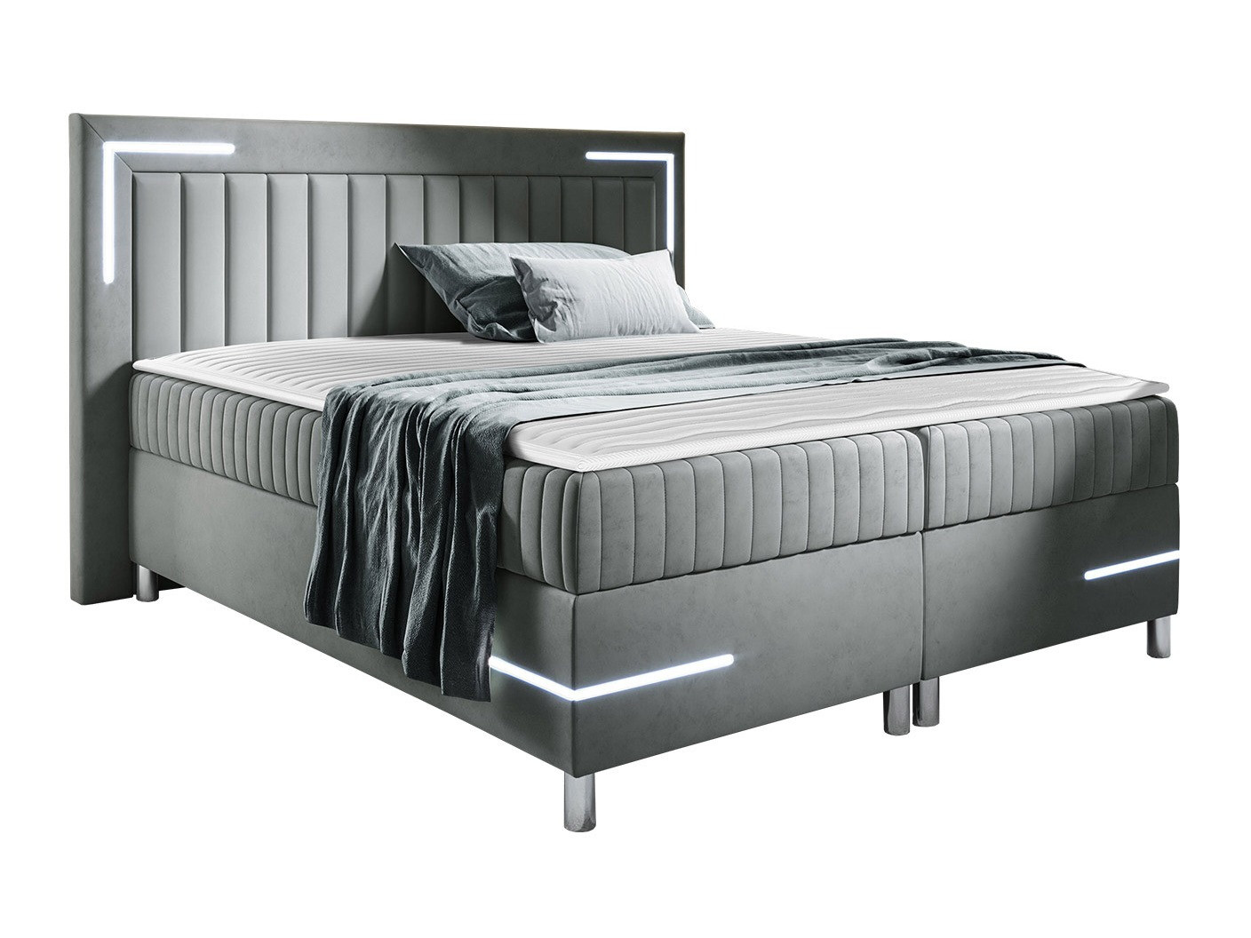 Cama continental Baltimore 188 (Velluto 15)