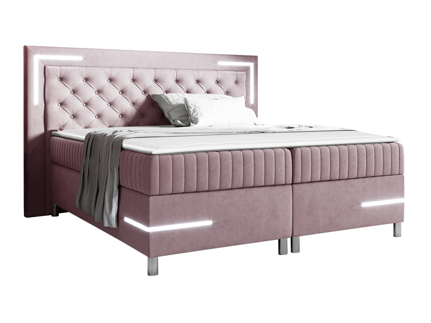 Cama continental Baltimore 189 (Velluto 14)