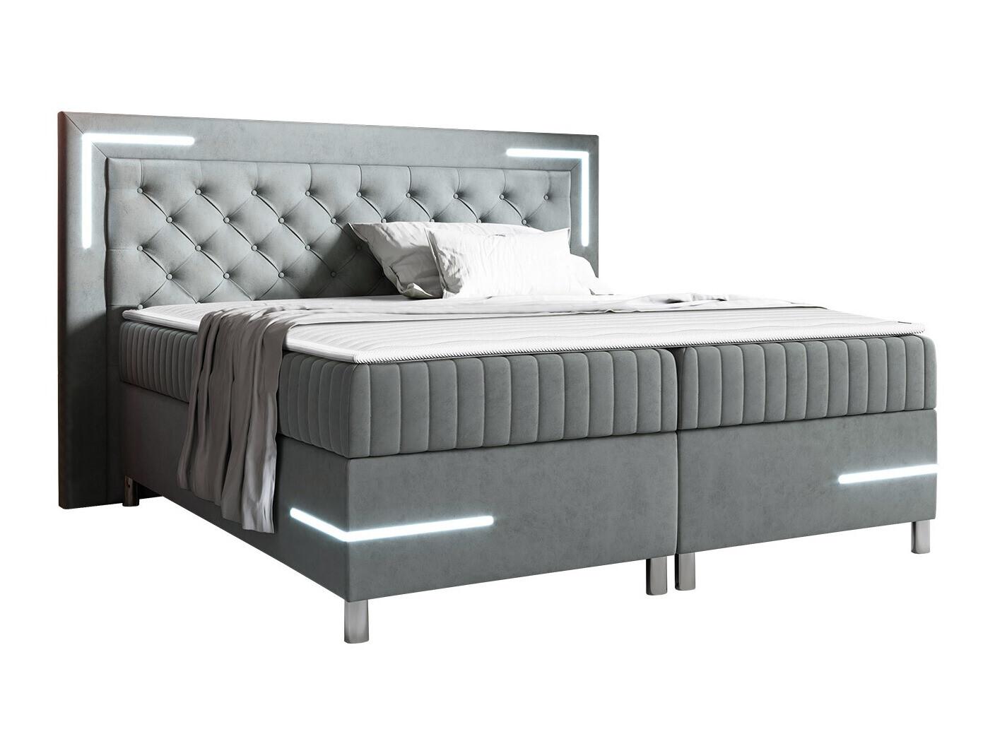 Cama continental Baltimore 189 (Velluto 15)