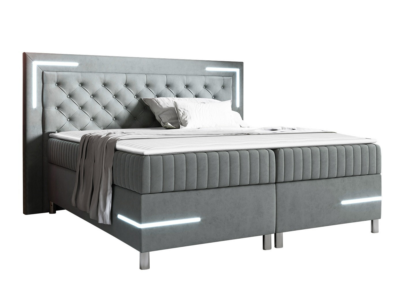 Cama continental Baltimore 189 (Velluto 15)