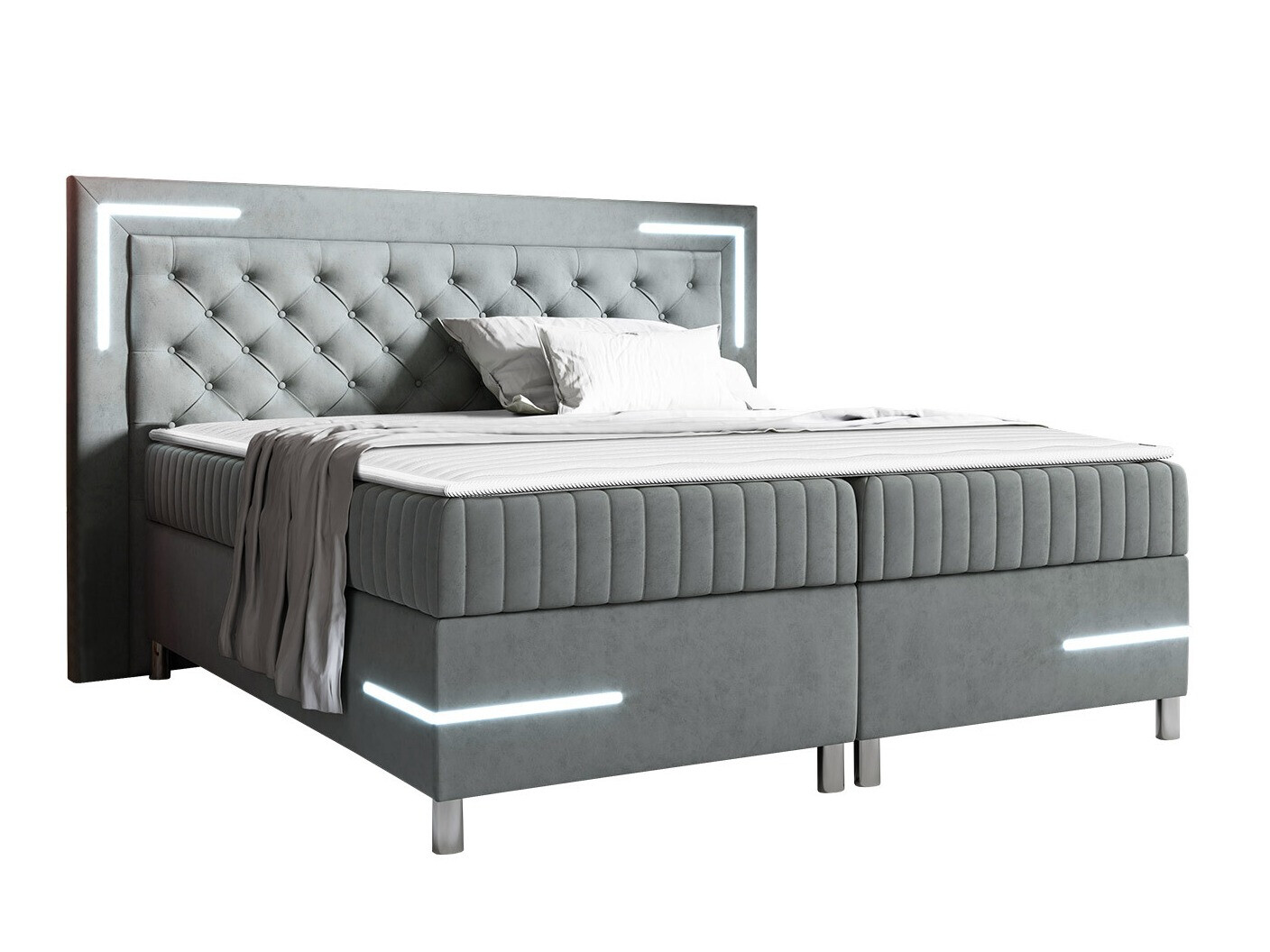 Cama continental Baltimore 189 (Velluto 15)