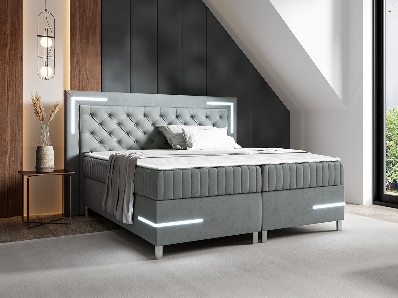 Cama continental Baltimore 189 (Velluto 15)