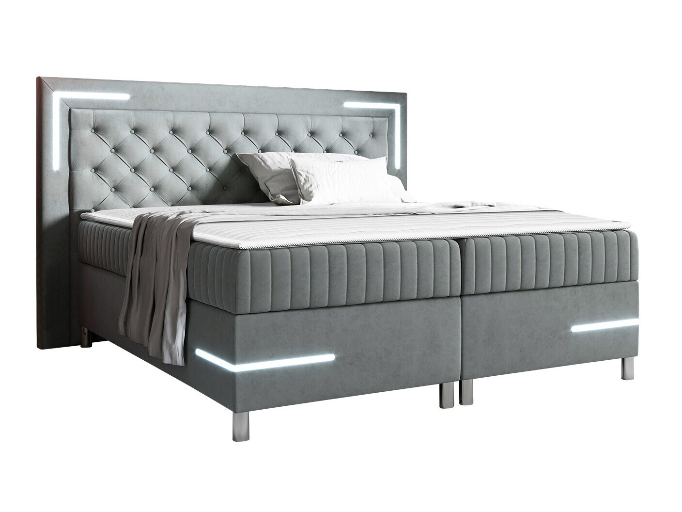 Cama continental Baltimore 189 (Velluto 15)