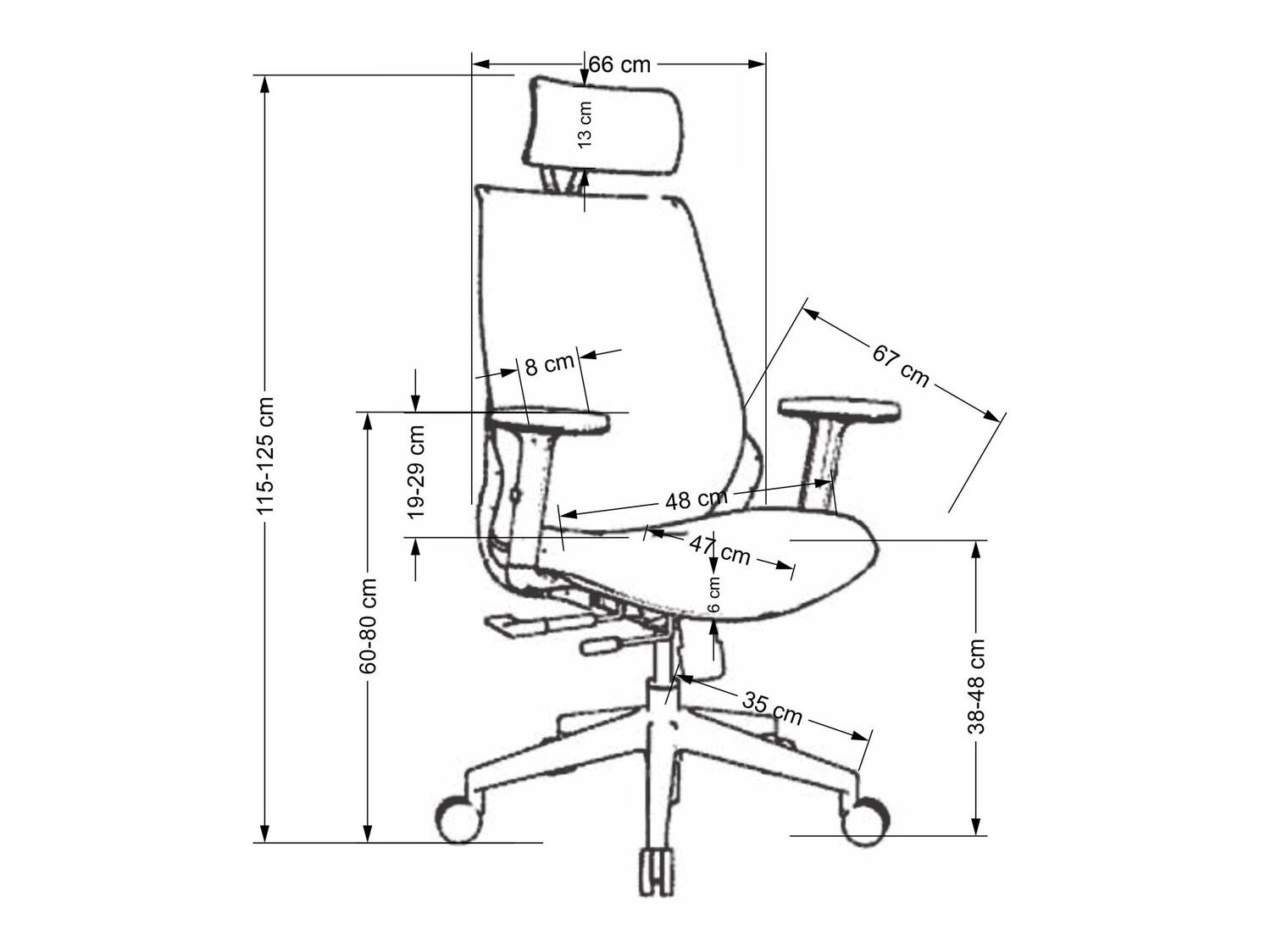 Silla de oficina Houston 1417