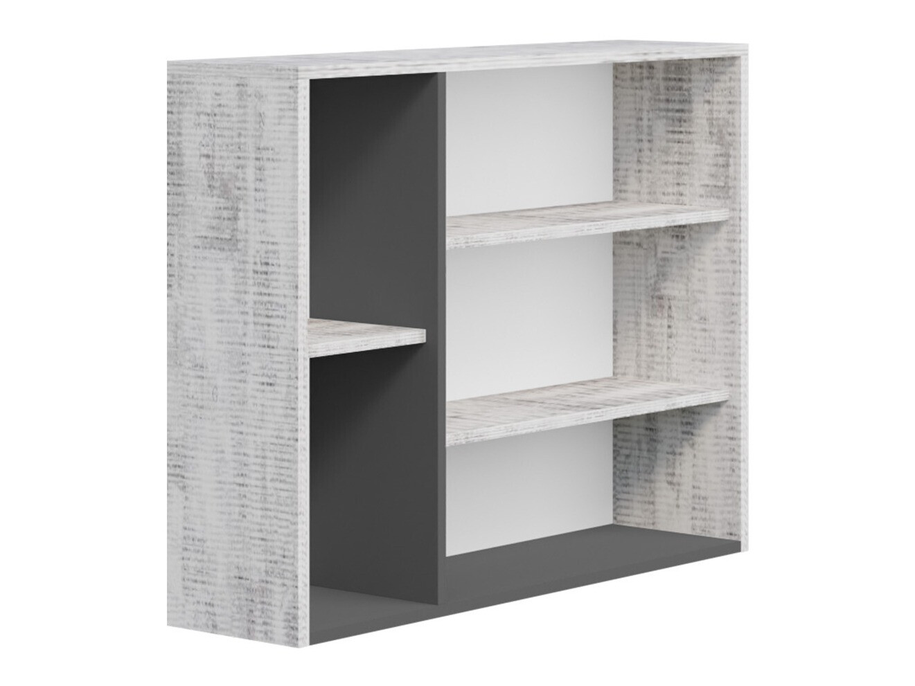 Estantería Omaha F125 (Grafito + Gris)