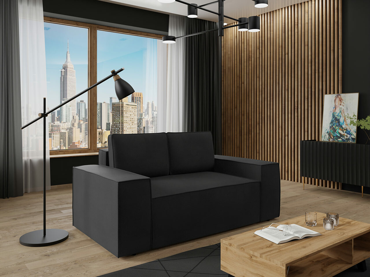 Sofá cama Clovis 107 (Manila 18)