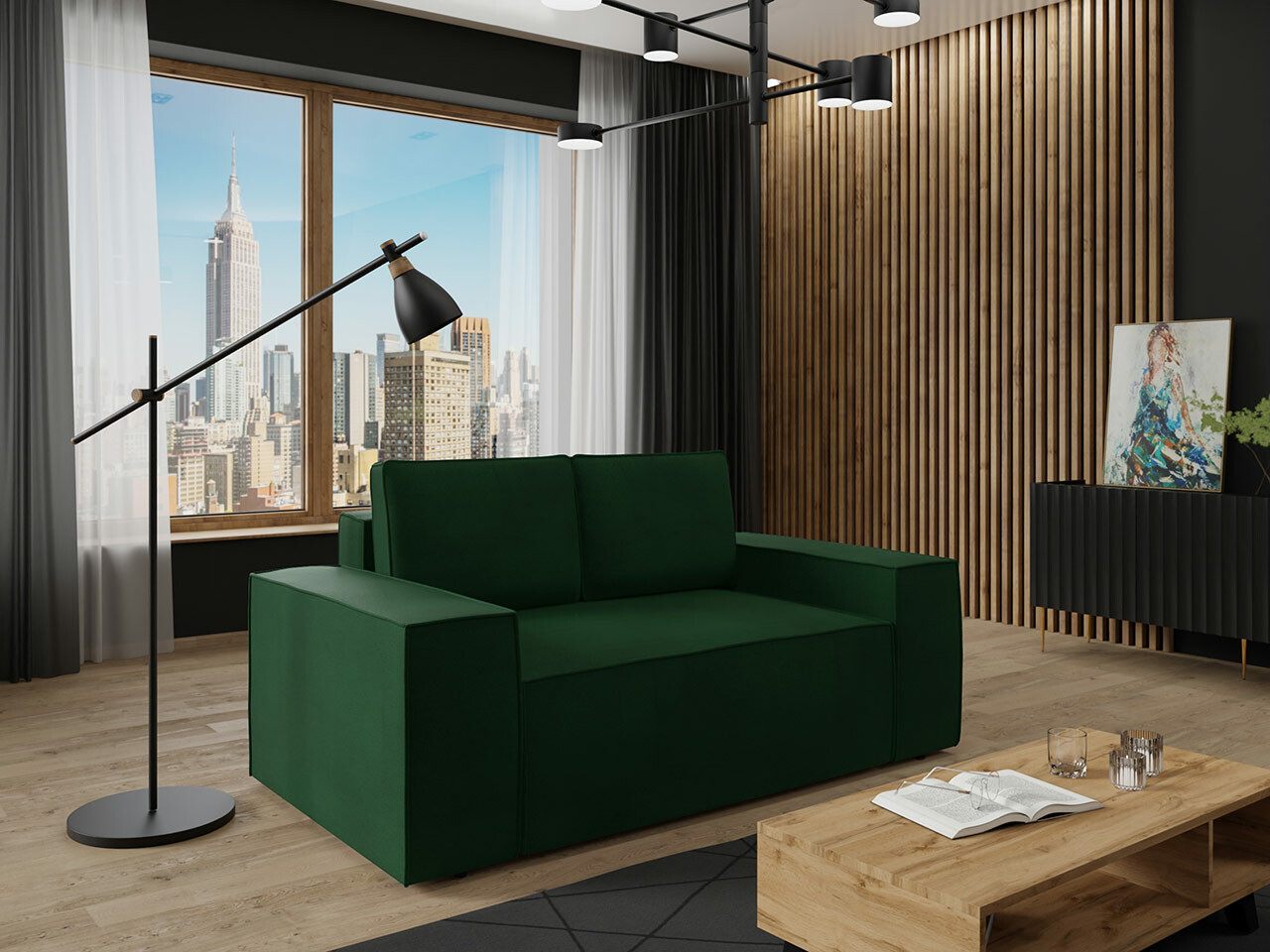 Sofá-cama Clovis 107 (Manila 35)