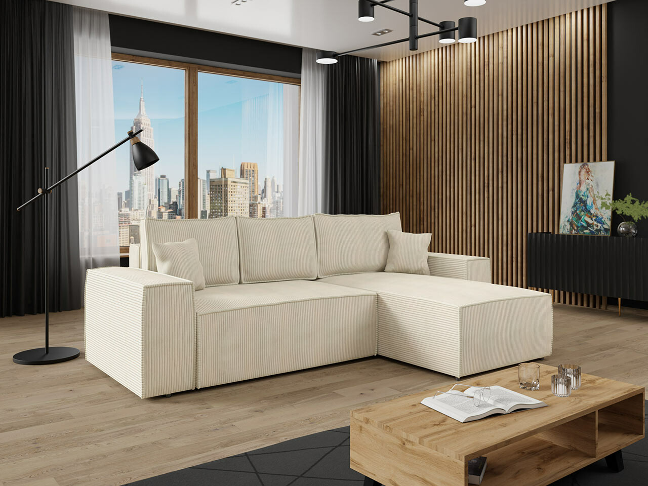 Sofá rinconero Clovis 108 (Poso 100)