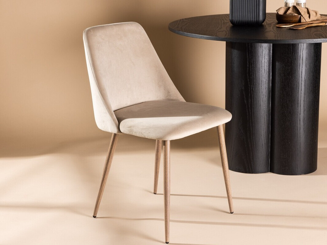 Silla Dallas 3886 (Beige + Nuez)