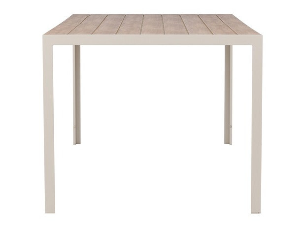 Mesa para exterior Dallas 3890 (Beige + Luminoso madera)