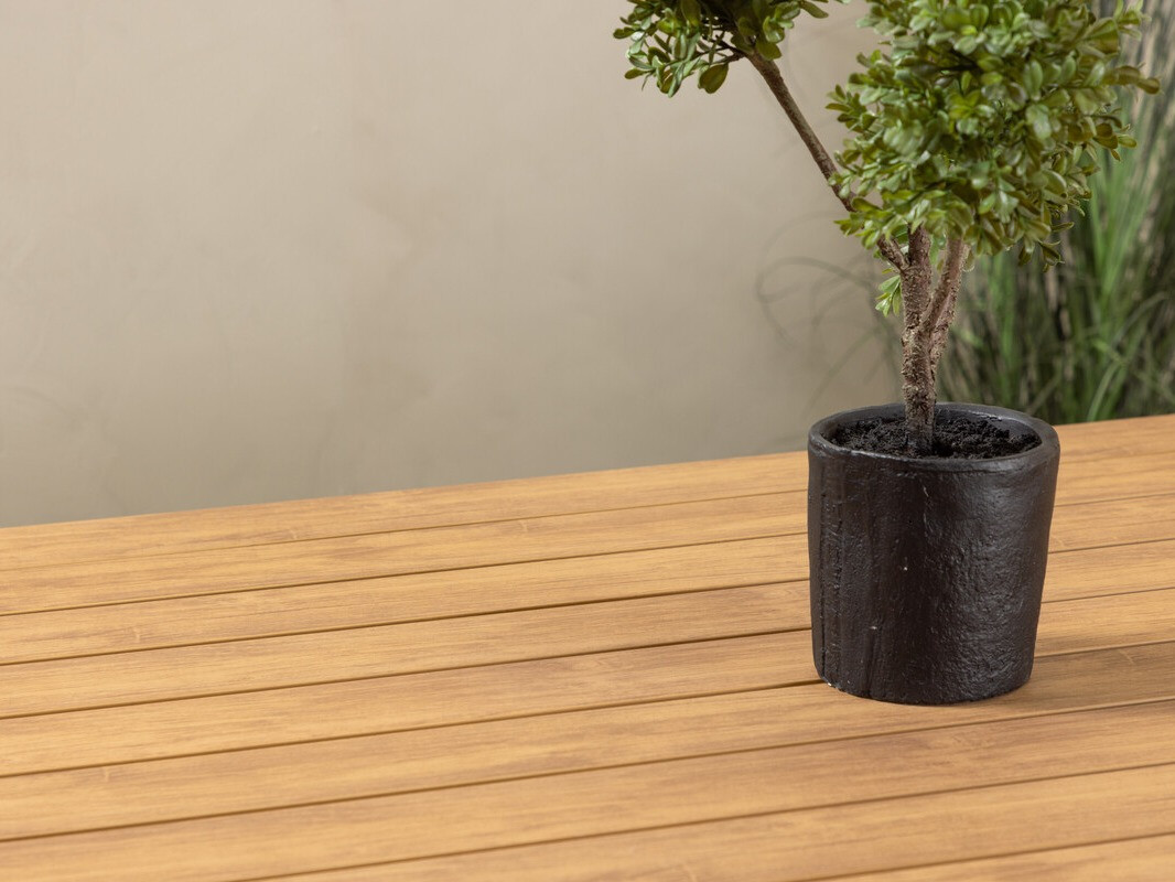 Mesa para exterior Dallas 3890 (Beige + Luminoso madera)