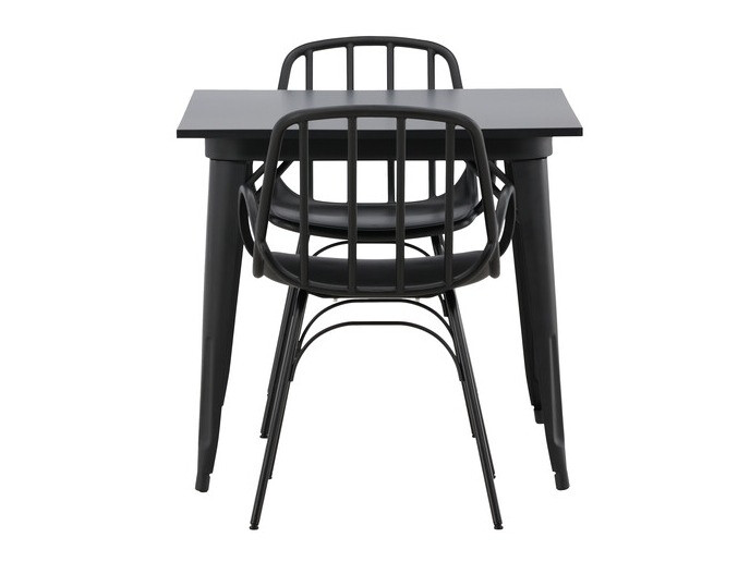 Conjunto de comedor Dallas 3897 (Negro)