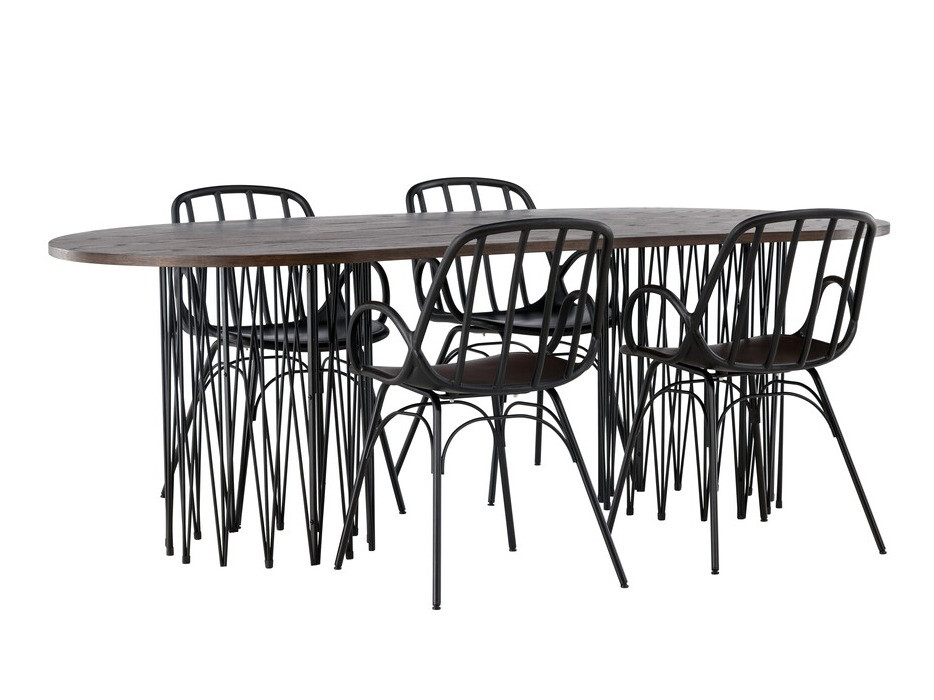 Conjunto de mesas y sillas para comedor Dallas 3904