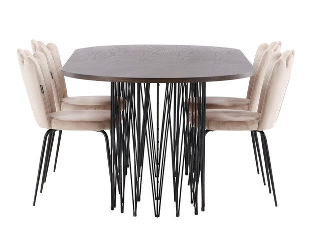 Conjunto de mesas y sillas para comedor Dallas 3905