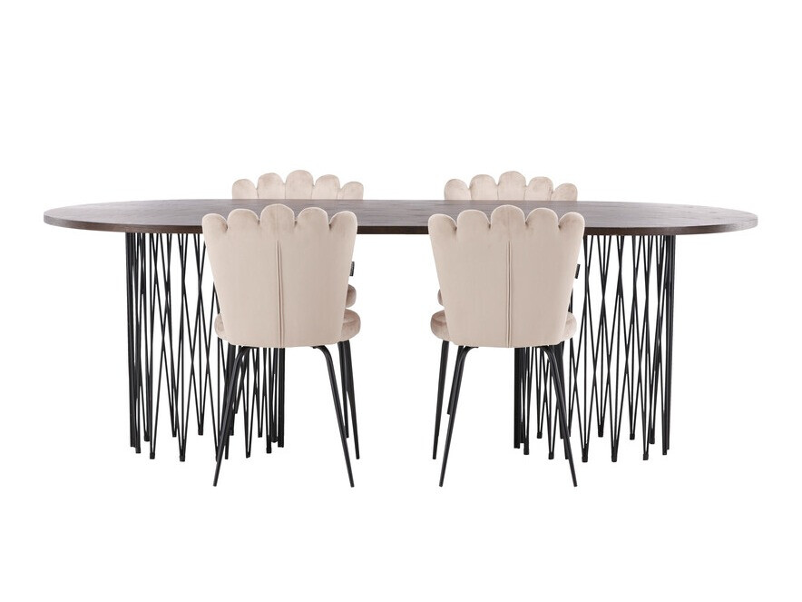 Conjunto de mesas y sillas para comedor Dallas 3905