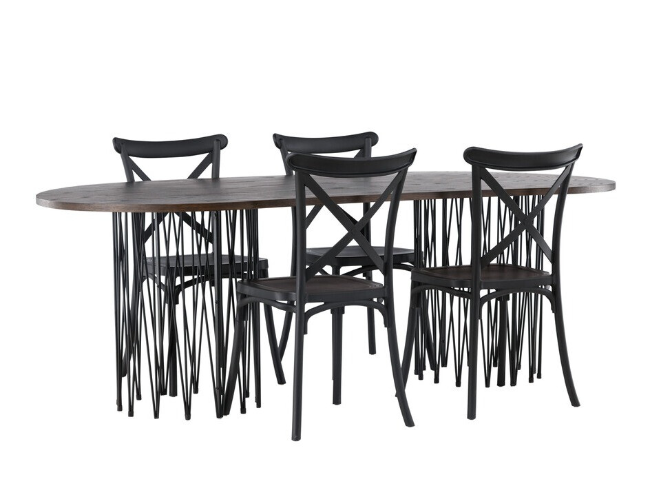 Conjunto de mesas y sillas para comedor Dallas 3906