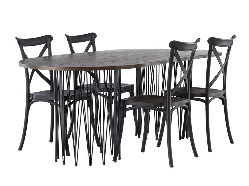 Conjunto de mesas y sillas para comedor Dallas 3906