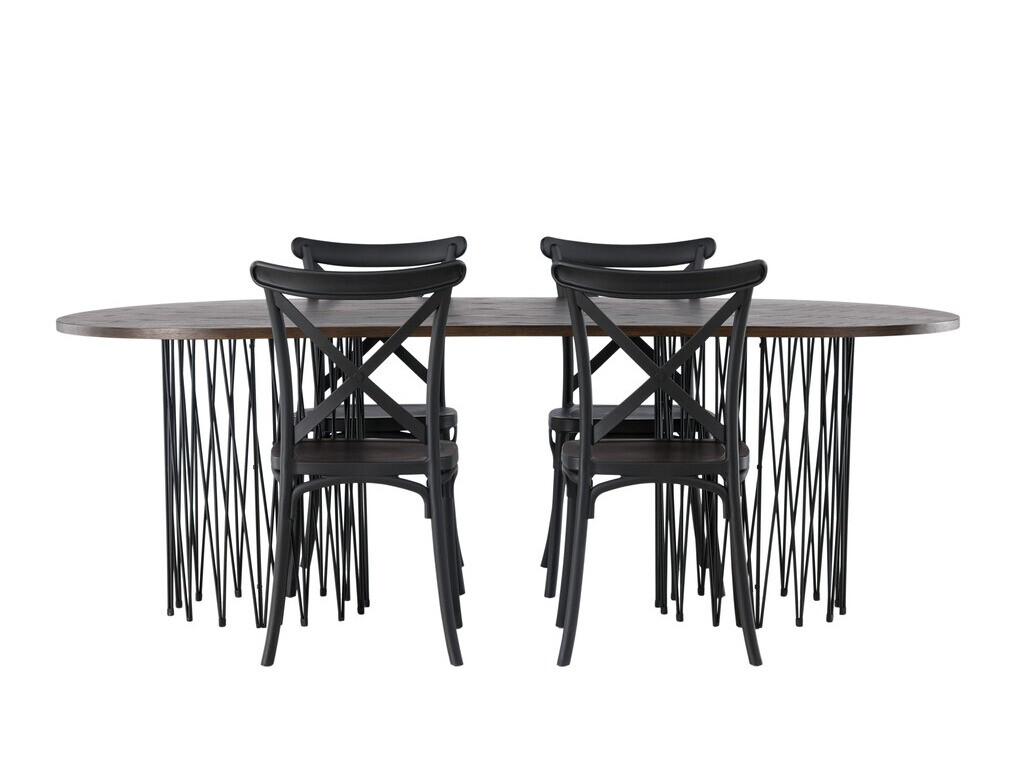 Conjunto de mesas y sillas para comedor Dallas 3906
