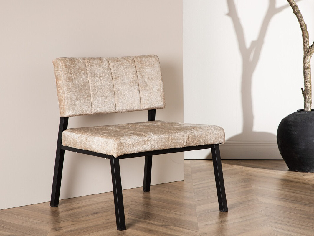 Sillón Dallas 3919 (Negro + Beige)