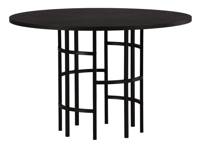 Conjunto de mesas y sillas para comedor Dallas 3917 (Negro)