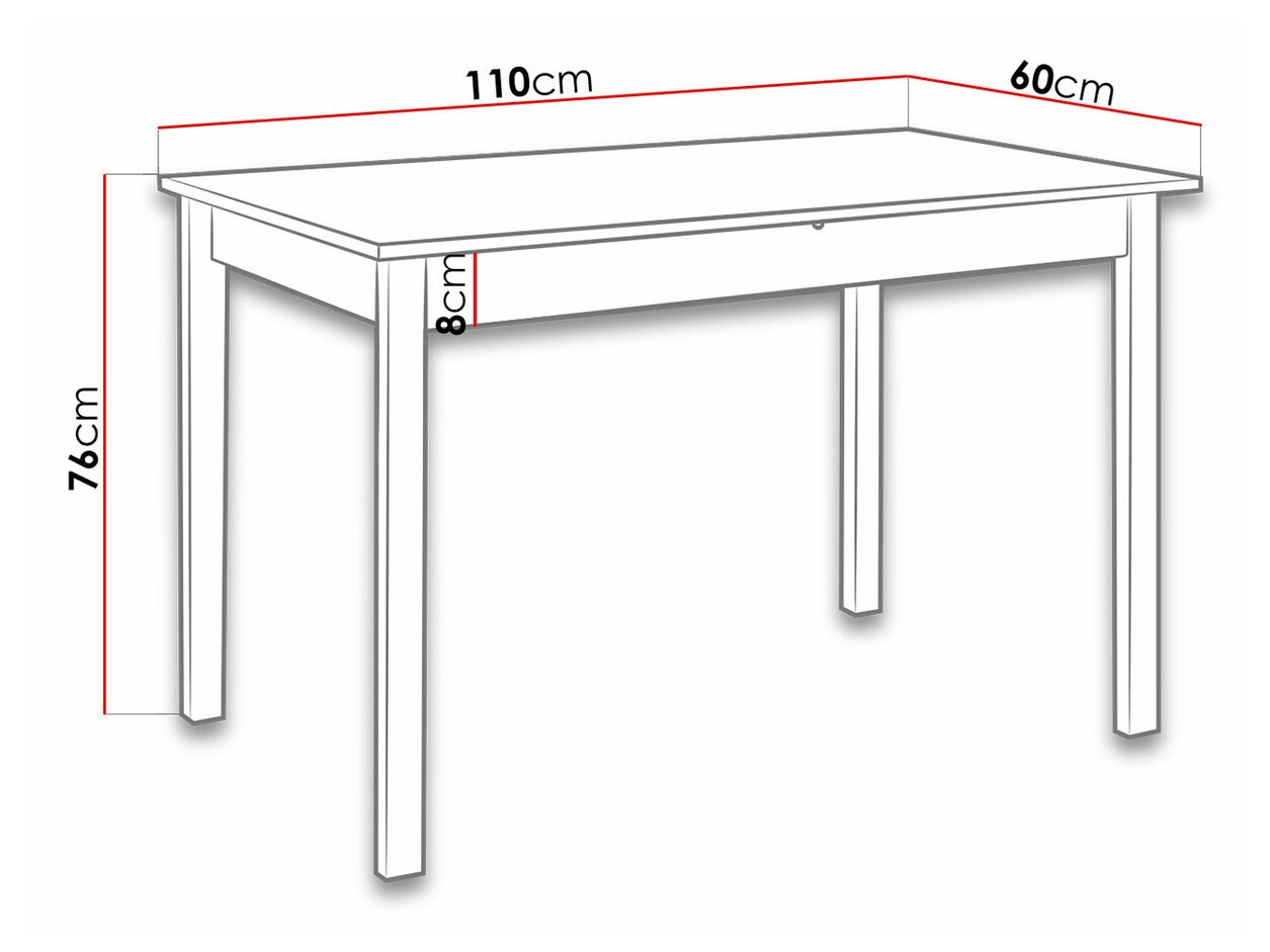 Mesa Victorville 116 (Roble Sonoma)