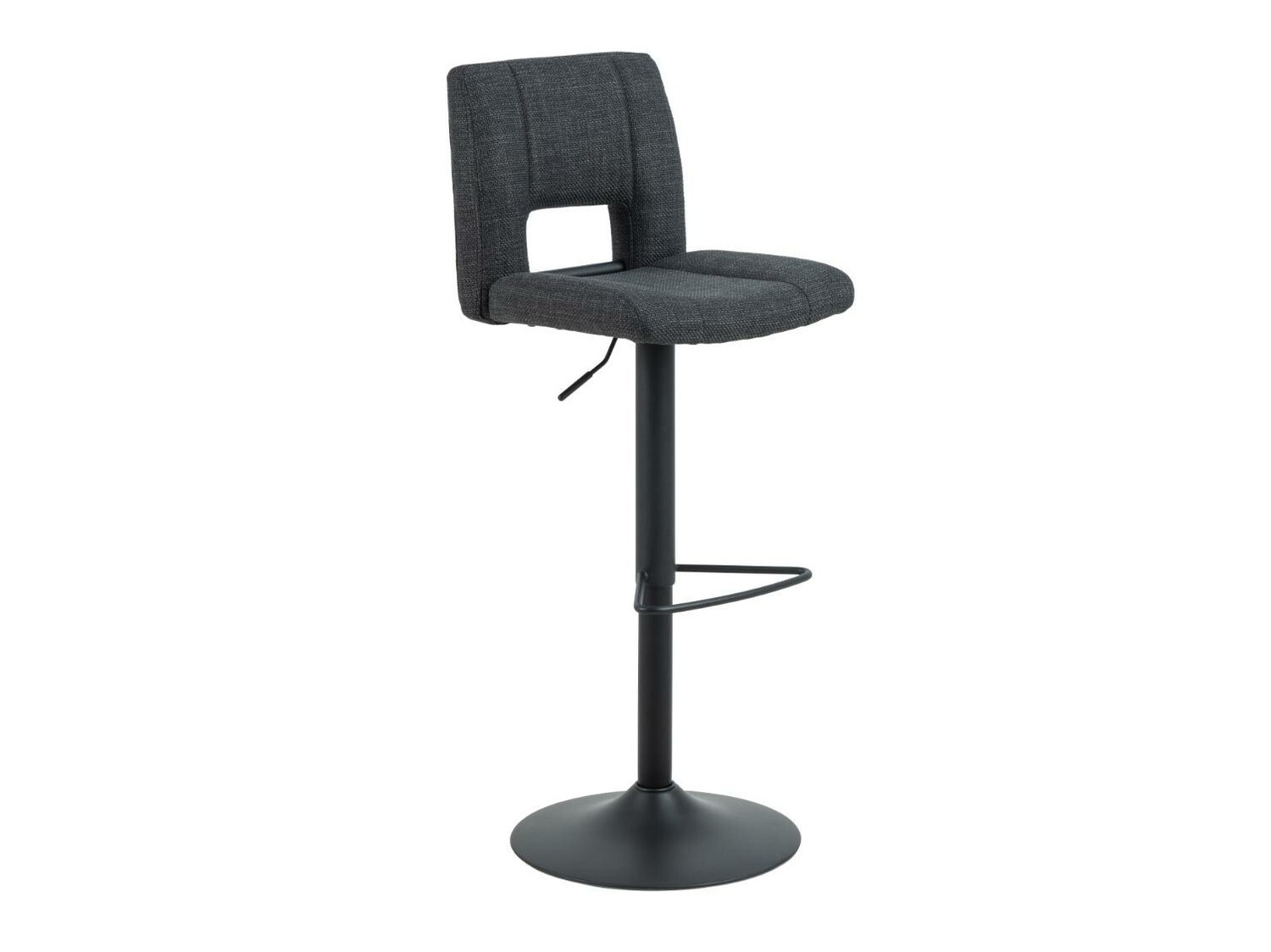 Taburete alto Norsica 678 (Gris oscuro + Negro)
