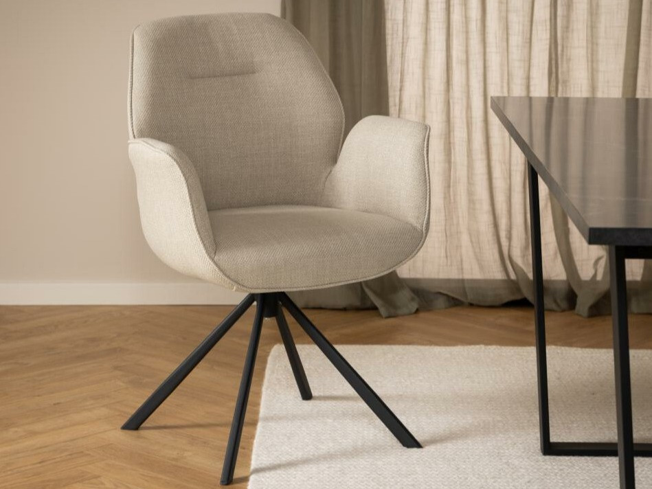 Silla Norsica 392 (Beige + Negro)