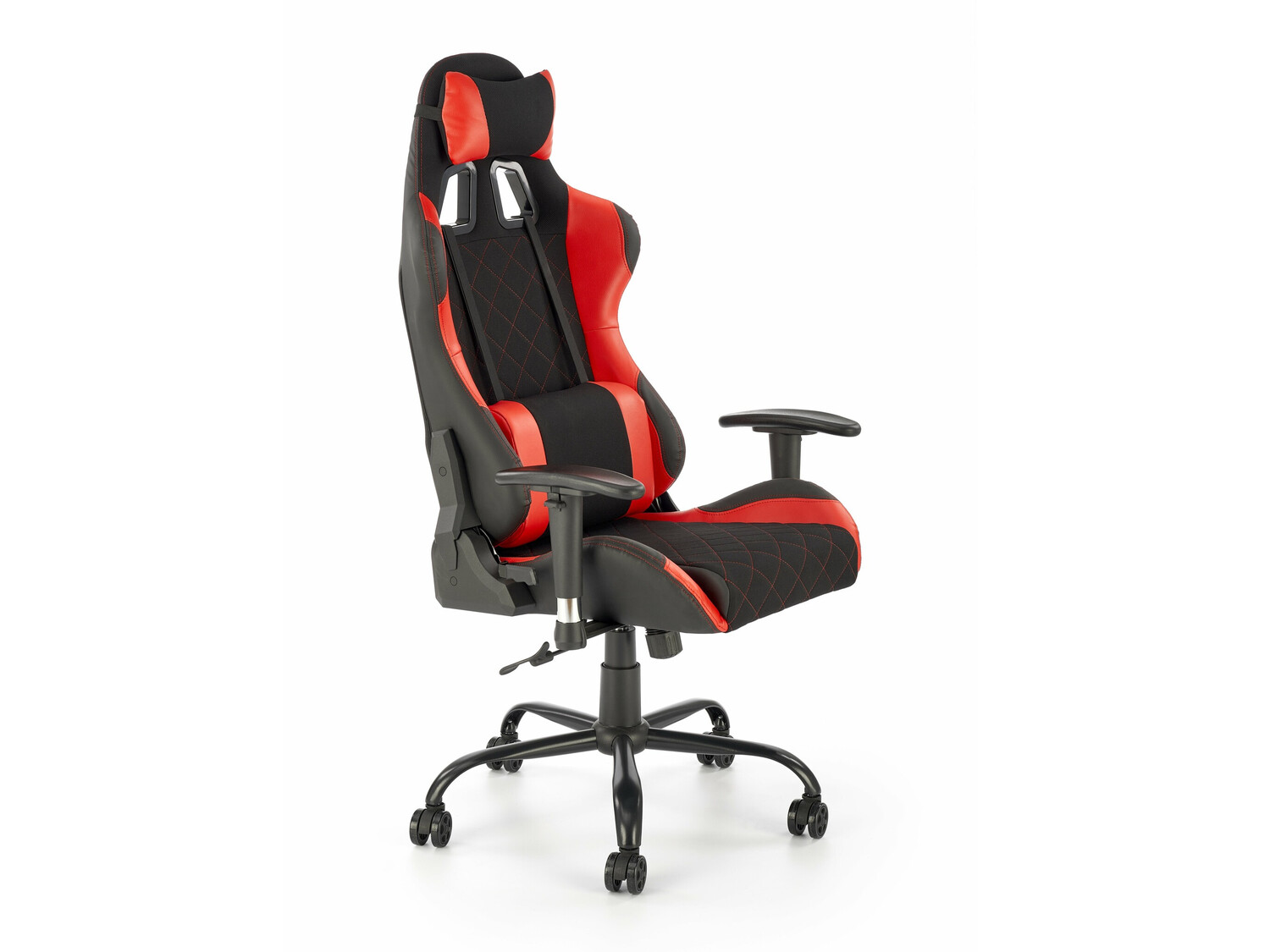 Silla de juego Houston 1431 (Negro + Rojo)