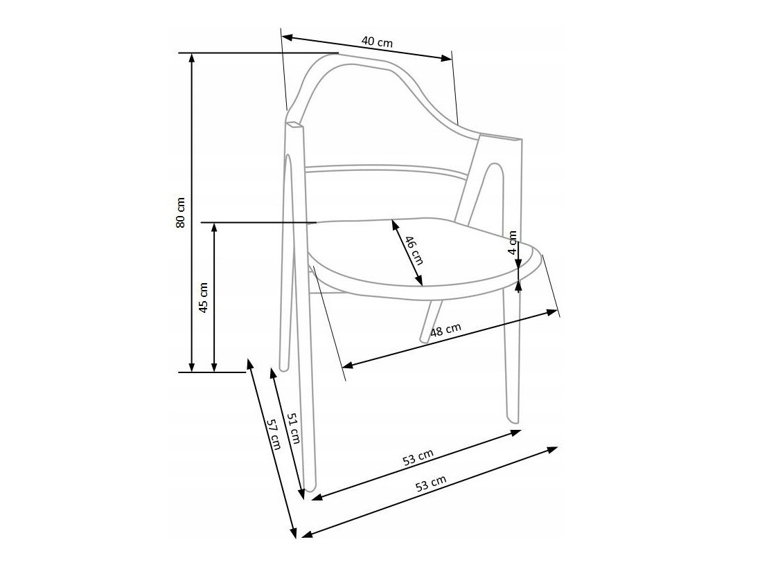 Silla Houston 1434 (Crema)