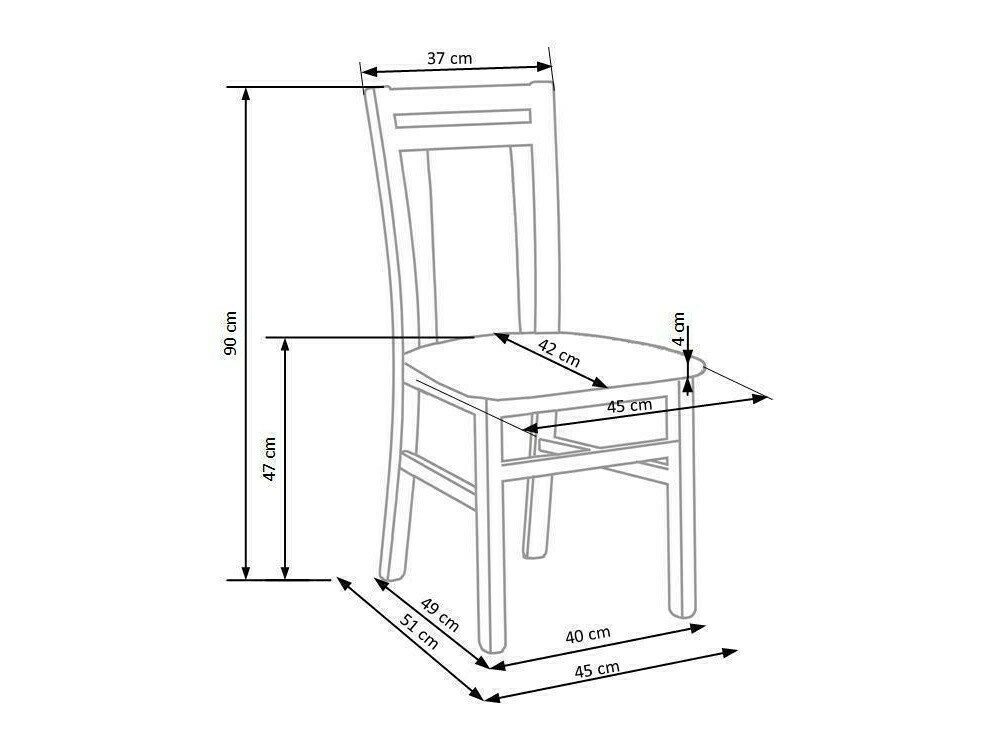 Silla Houston 550 (Nogal + Beige)