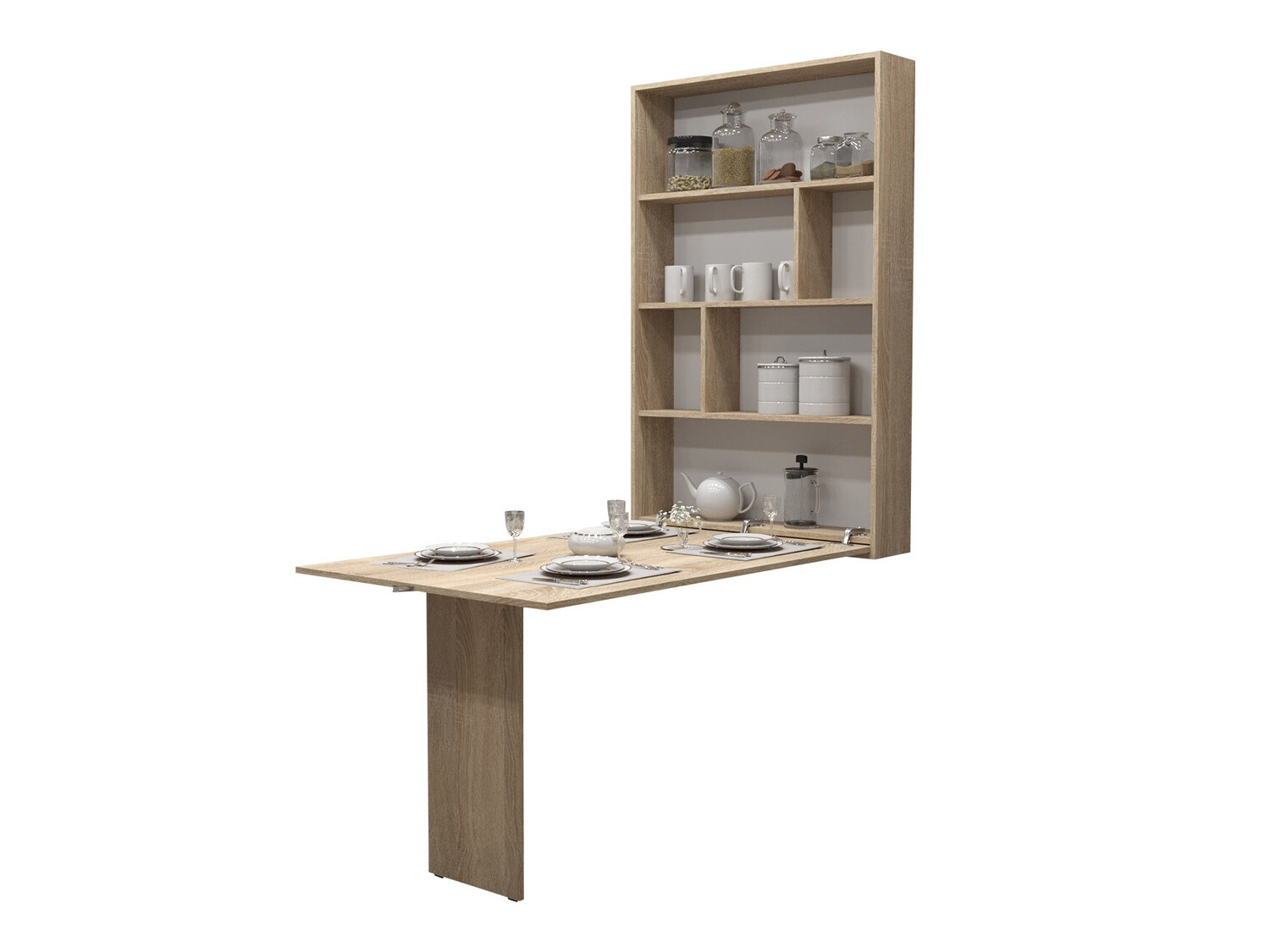 Mesa plegable Hartford 428 (Roble Sonoma)