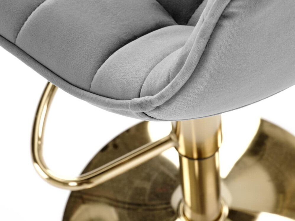 Silla de barra Houston 1441 (Gris + Dorado)