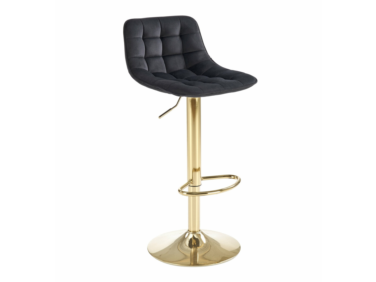 Silla de barra Houston 1441 (Negro + Dorado)