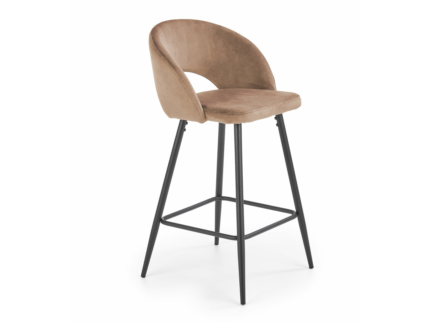 Taburete alto Houston 881 (Beige + Negro)