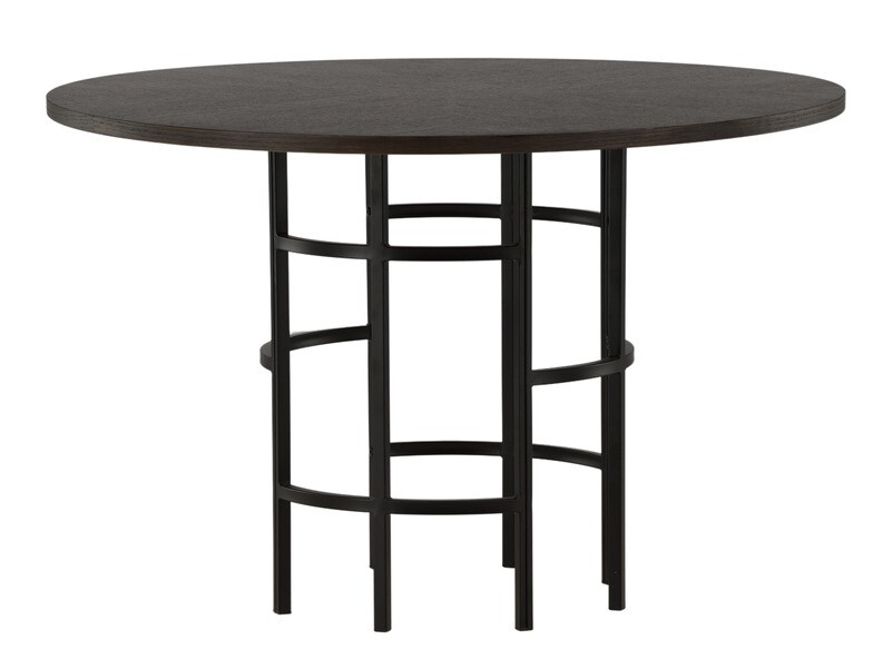 Conjunto de mesas y sillas para comedor Dallas 3446 (Negro)